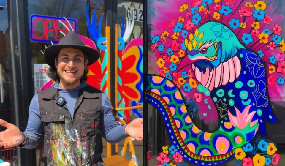 Alebrijes window murals transform Chicago’s Rogers Park