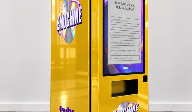 Esta pop-up interactiva te sugiere una lista de películas seleccionadas en función de tu estado de ánimo, y solo estará en Chicago este fin de semana