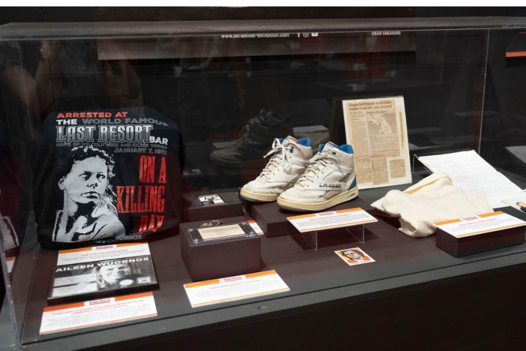 Aileen Wuornos' L.A. gear sneakers