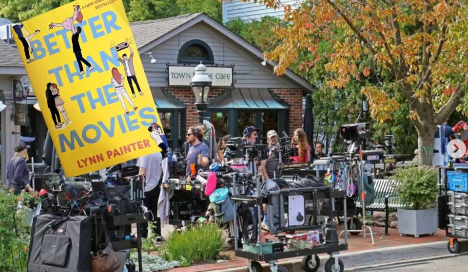 A viral BookTok favorite is filming outside Chicago: Netflix’s ‘Better Than the Movies’ cast seen at a historic bookstore