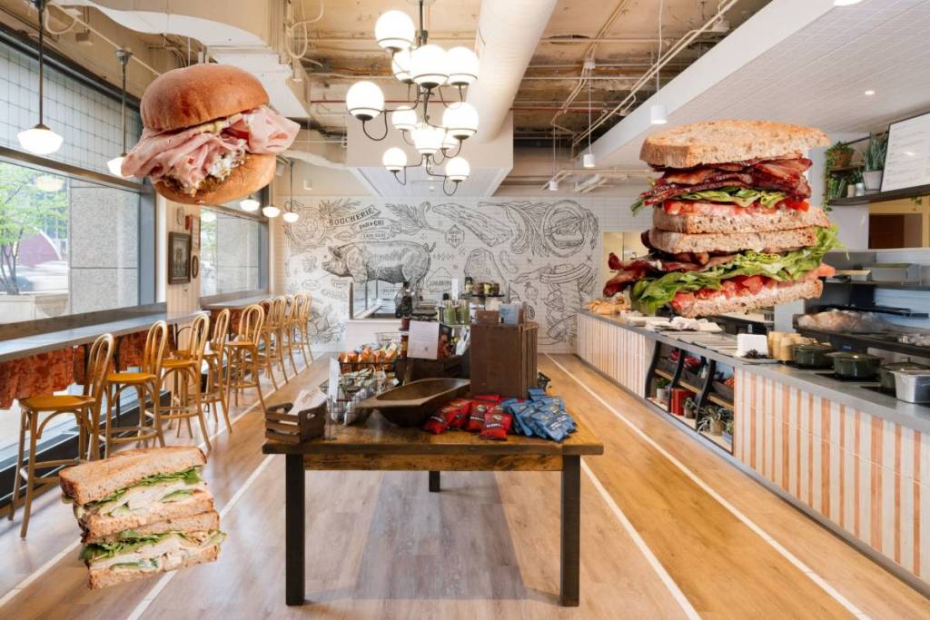 Fatback is handing out free signature sandwiches in the Loop today