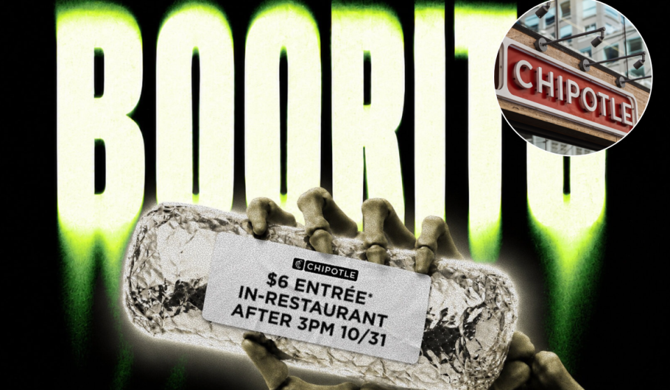 Chipotle’s Boorito is back for Halloween 2026, and wearing a costume gets you a $6 entrée after 3 p.m. on Oct. 31