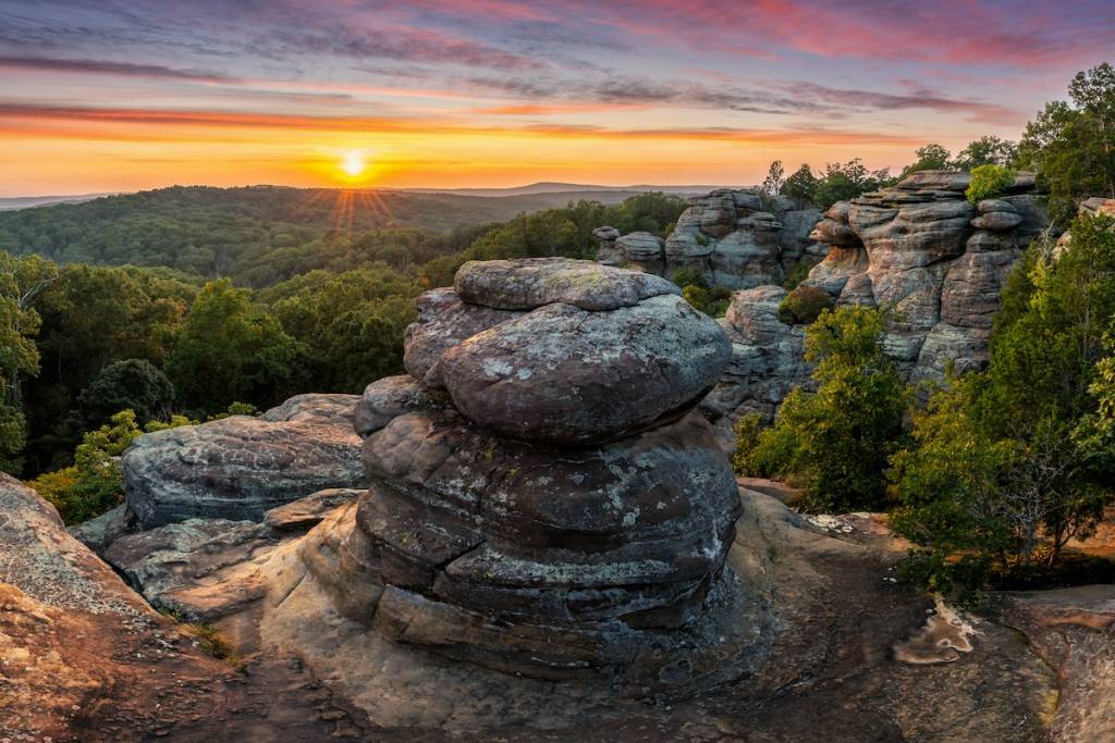 Garden of the Gods in Illinois