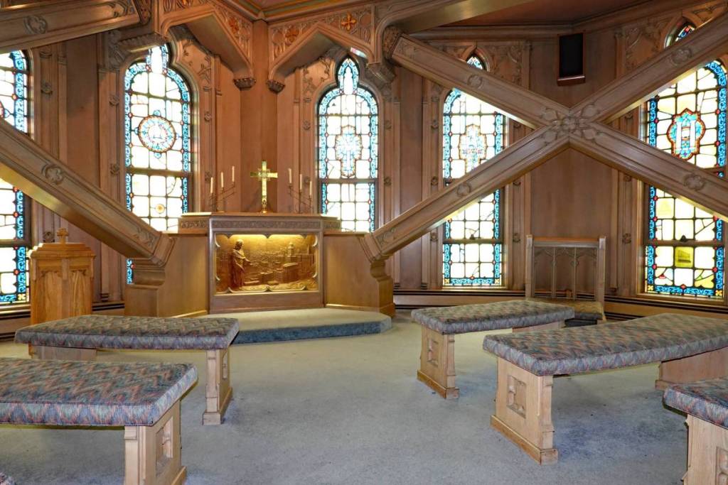 The Chapel in the Sky in Chicago, on top of the Chicago Temple