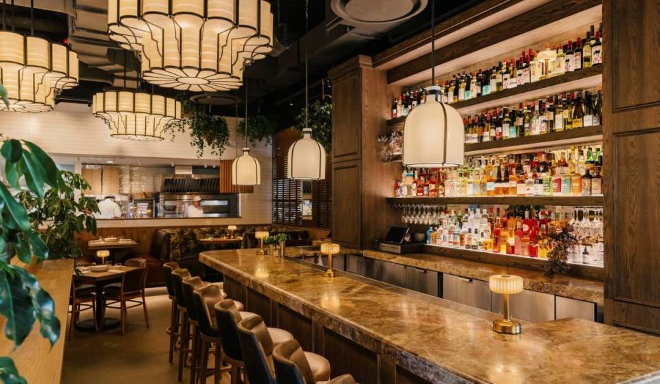 Chicago’s newest pizzeria has cozy Italian vibes, milk glass chandeliers, and a front-row seat to the pizza-making