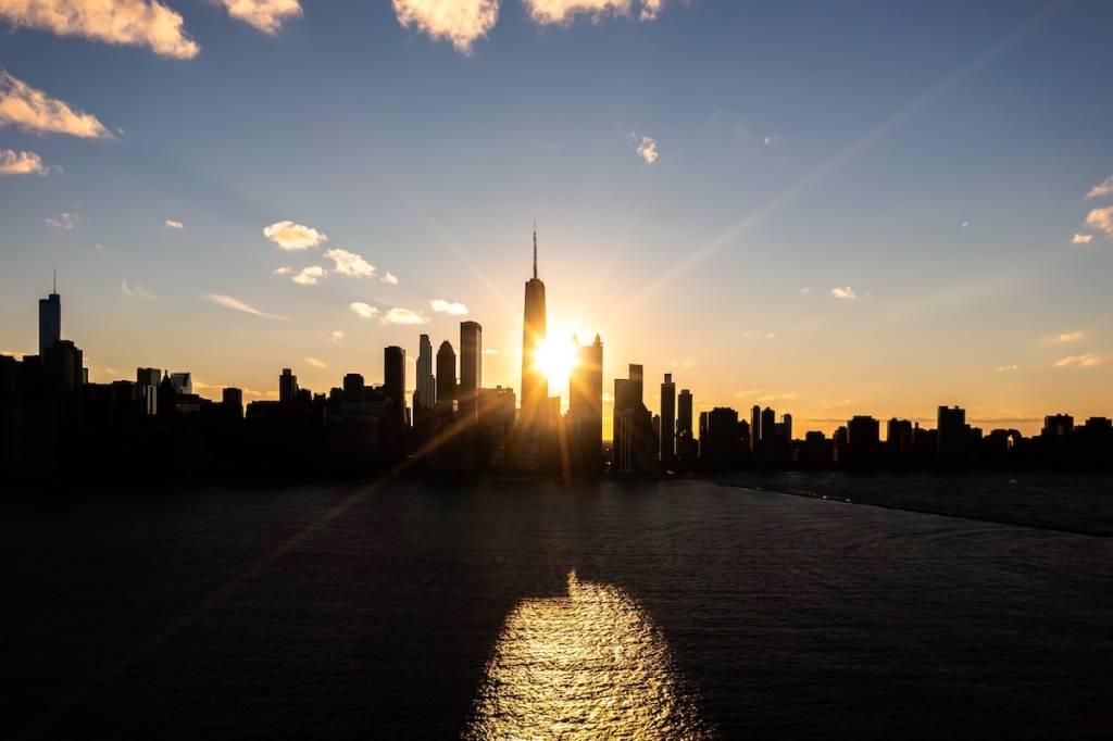 Sunset in Chicago