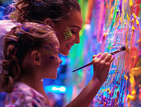 A World Of Invention Awaits At Neon Brush Kids In Cleveland