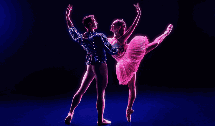 This Intimate New Ballet Performance Is Taking Over Cleveland — And It’s Designed To Be Enjoyed Under Glowing Lights