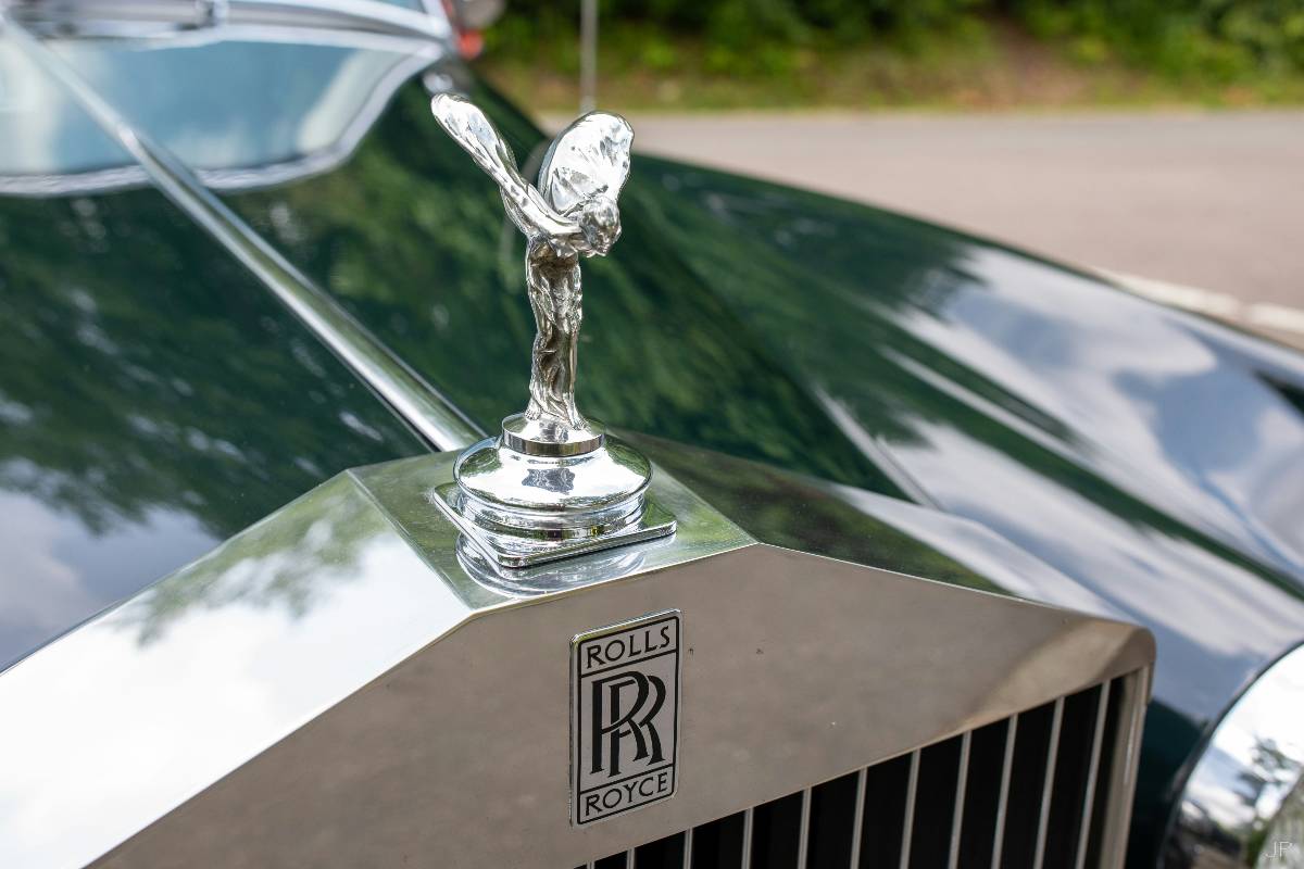 The top of a Rolls-Royce car
