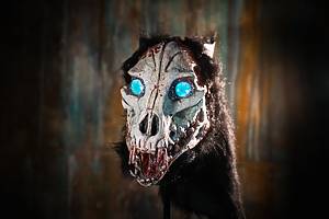 A creature display from the North American Cryptid Museum