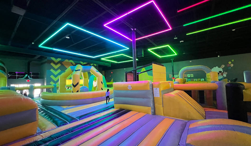 Bounce Around The Largest Indoor Inflatable Park In Texas In Dallas Area