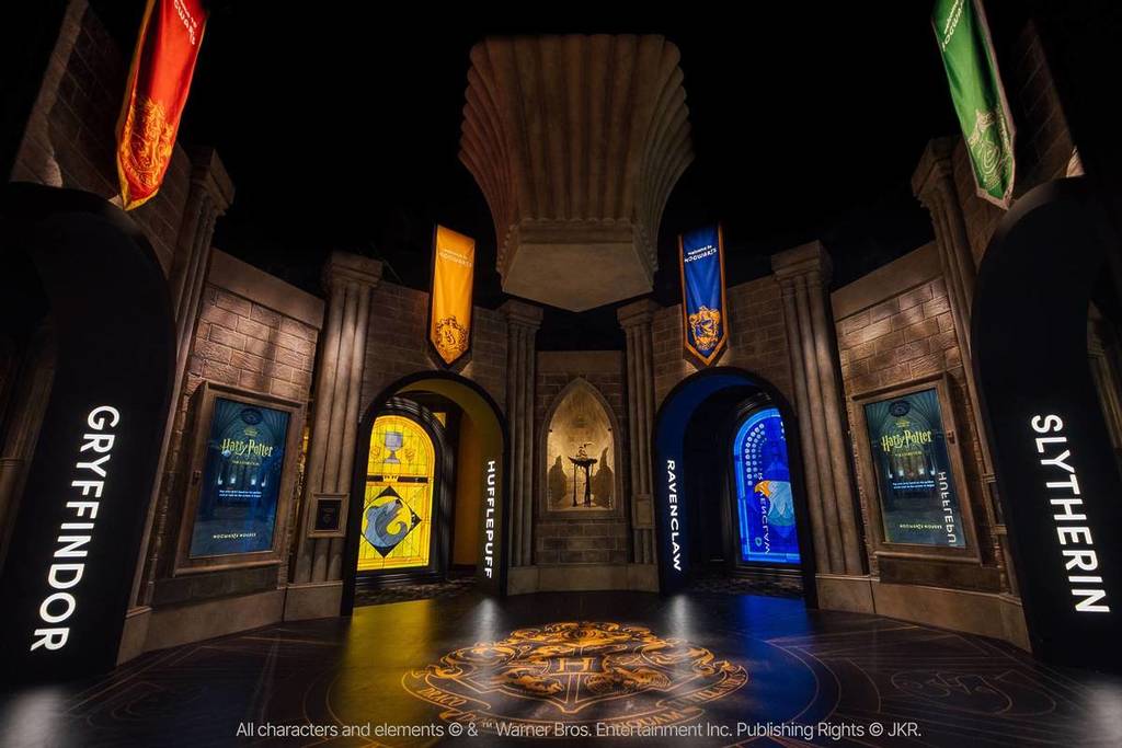 different houses at Harry Potter™: The Exhibition