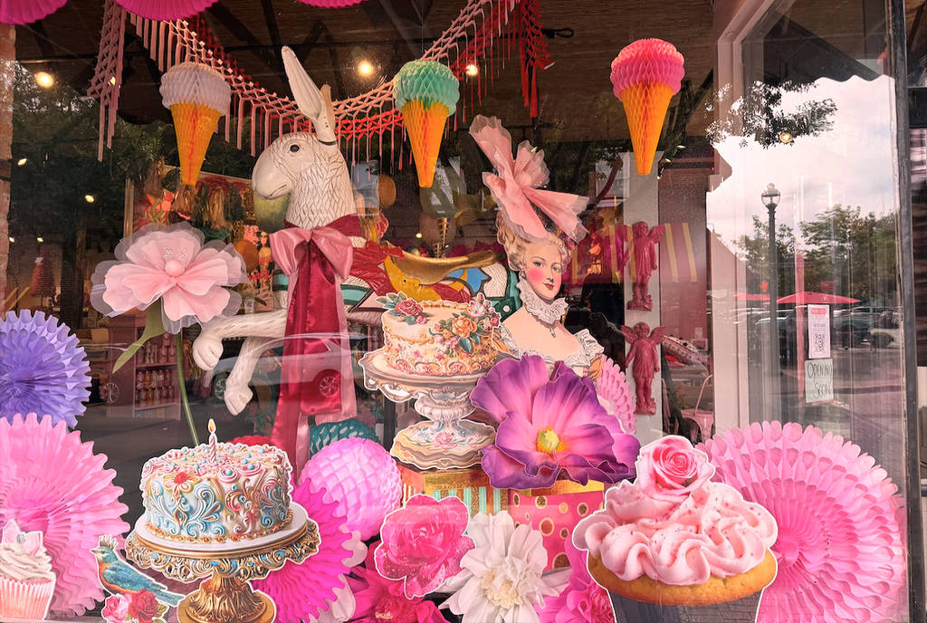 Imagen del escaparate de Pinkitzel en McKinney, Texas.