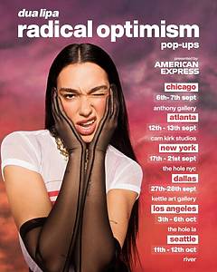 Dua Lipa 'Radical Optimism' Pop-Up Opening In Dallas This Weekend