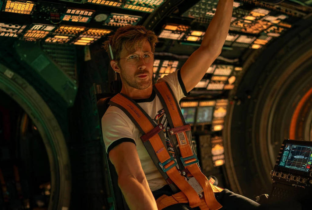 Image shows a still of Ryan Gosling in the movie, 