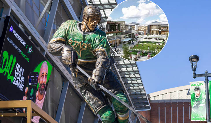 Los Dallas Stars anuncian planes para un nuevo y gigantesco estadio de 1000 millones de dólares, dejando el centro de la ciudad para transformar The Shops at Willow Bend