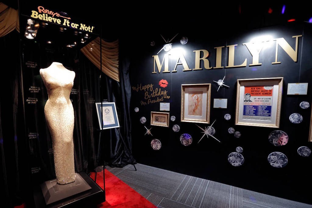 A major Marilyn Monroe exhibition has arrived near Dallas featuring her legendary 'Happy Birthday' gown A major Marilyn Monroe exhibition has arrived near Dallas featuring her legendary 'Happy Birthday' gown