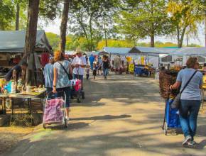 Just 1 hour from Dallas: this 450-acre vintage market is the largest in the world and features food trucks, antiques, and live music