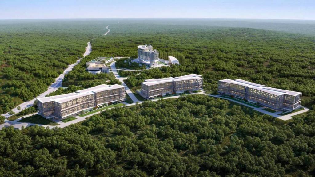 Rendering shows the UMusic Hotel & Private Residences Austin. 