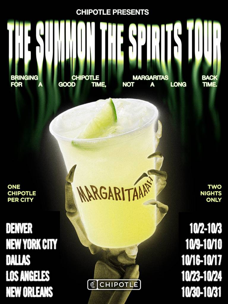 Chipotle margarita flyer