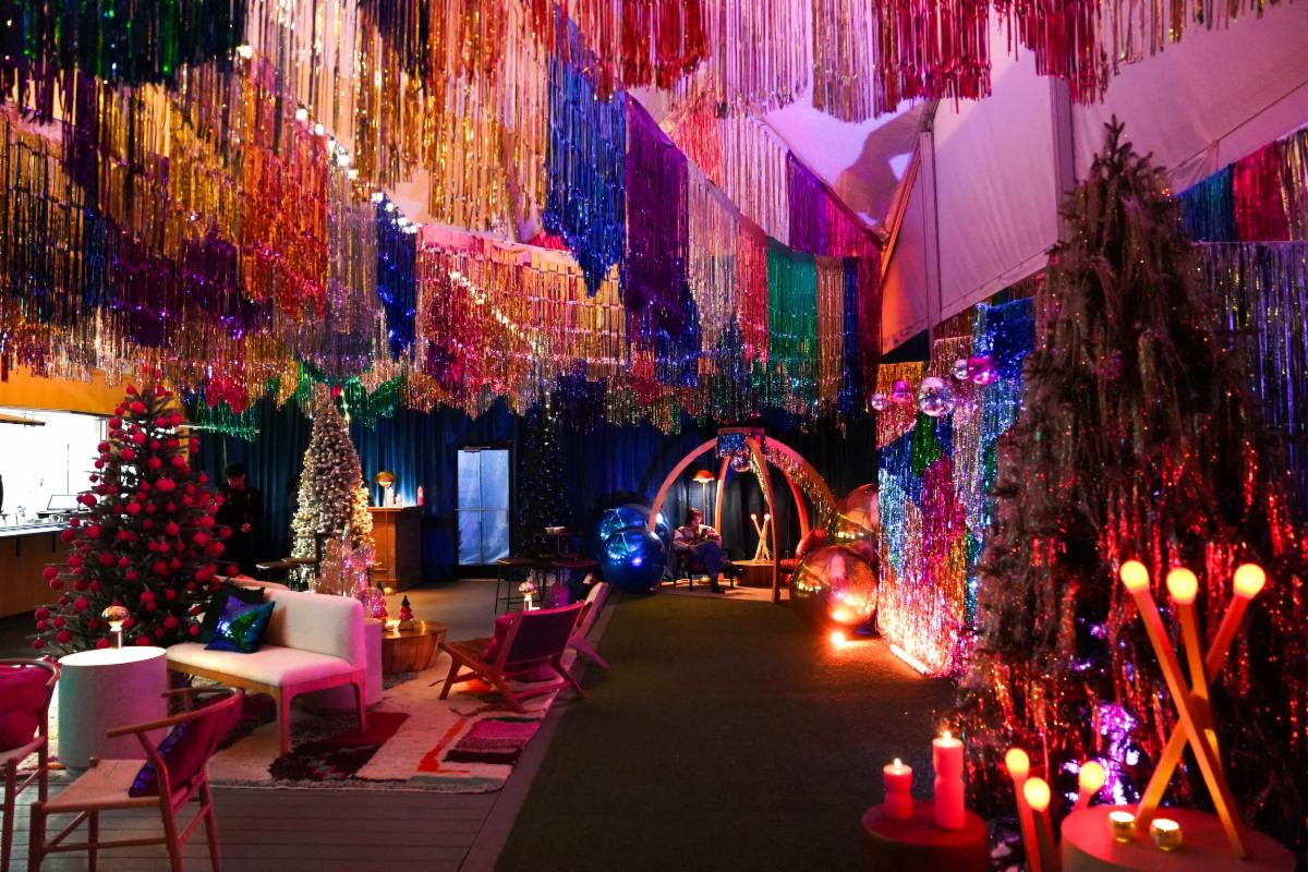 Snowglow at The Dome colorful decor