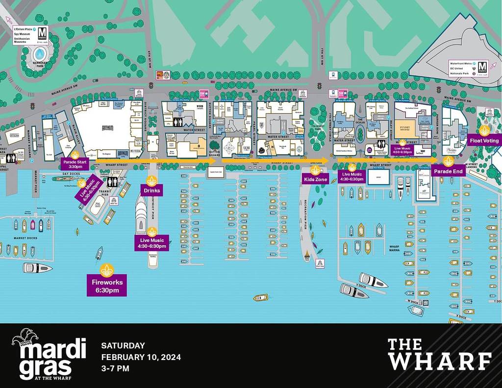 Mardi Gras at The Wharf
