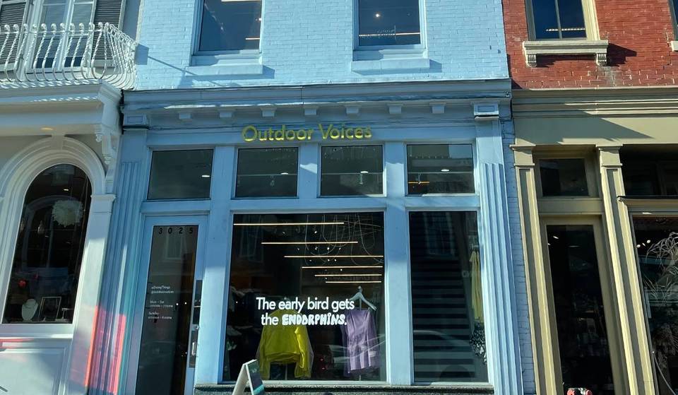 Outdoor Voices’ Georgetown Storefront Closes Its Doors