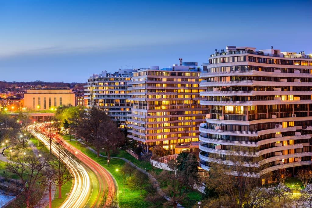 The Watergate Complex in Foggy Bottom washington, DC