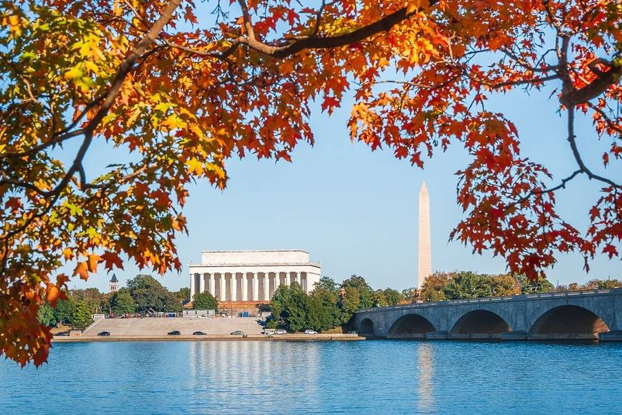 fall DC monuments