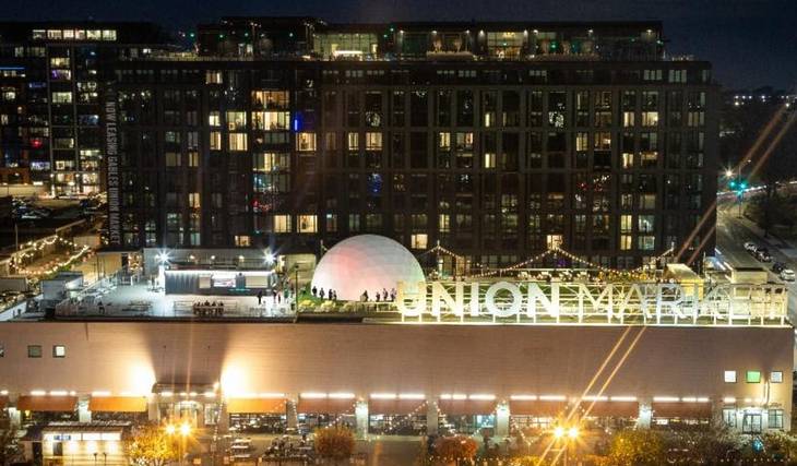 A Magical, Super-Sized &#8216;Snow Globe&#8217; Is Returning To The Union Market Rooftop