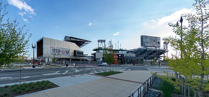 Exterior of Audi Field