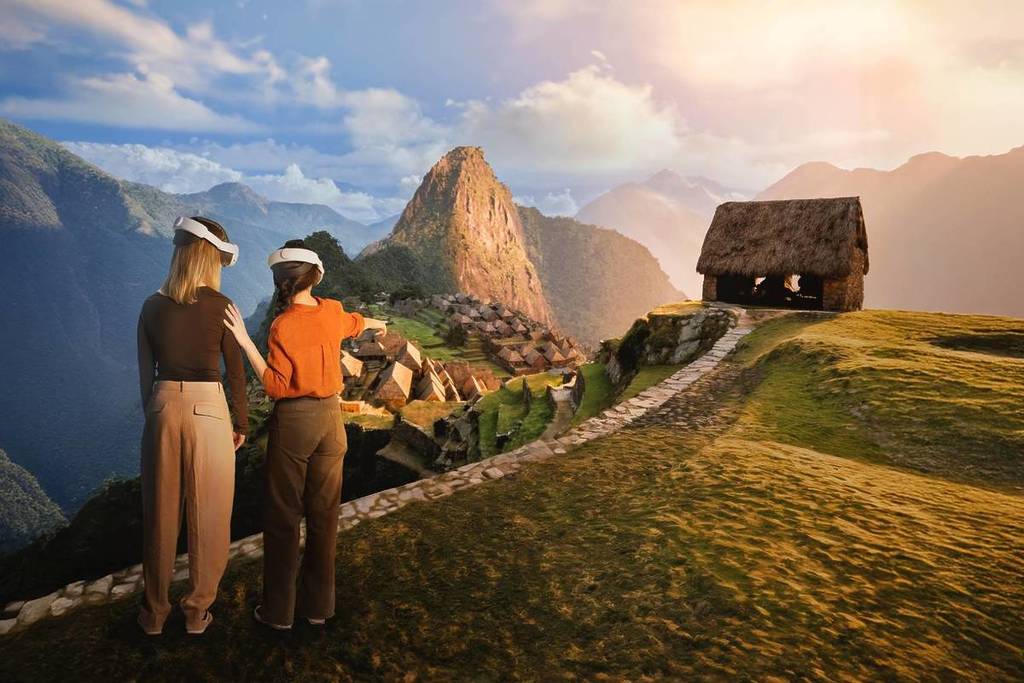 players taking in the sights at Machu Picchu: Journey to the Lost City