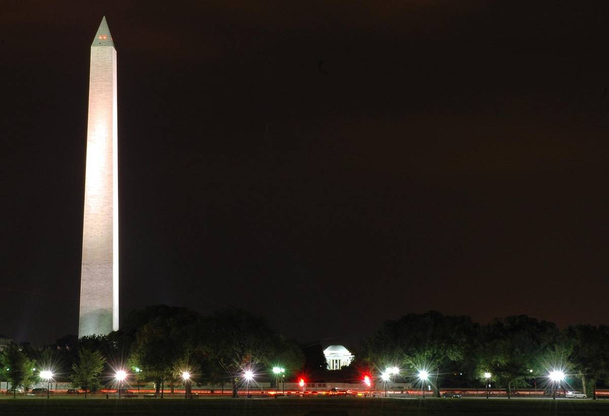 Washington DC at night