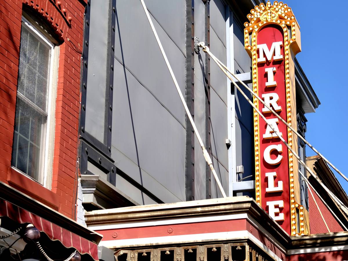 The Miracle Theatre in Washington DC from the outside