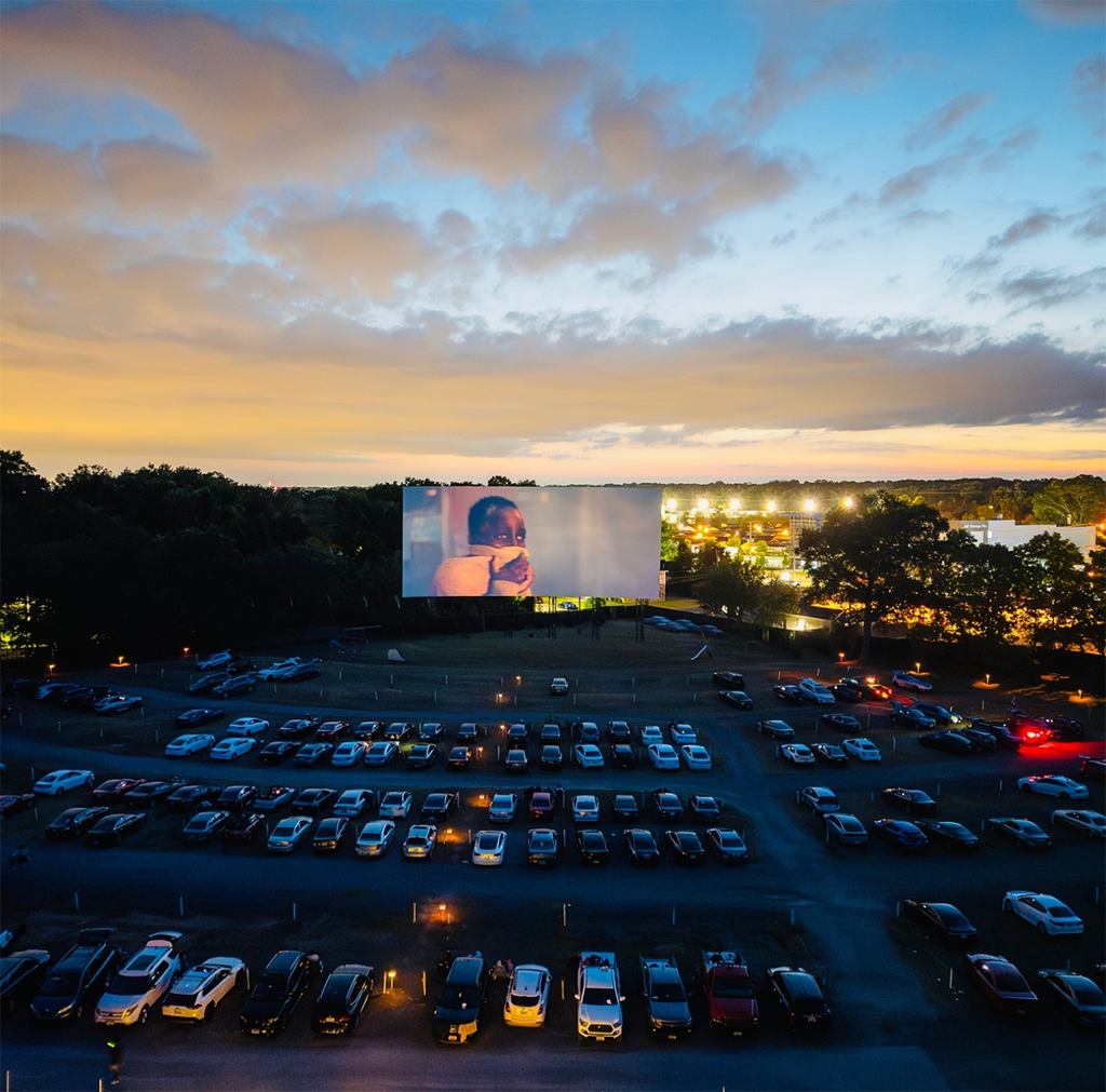 This Retro Drive-In Theater In The DMV Has The Biggest Movie Screen In The Nation