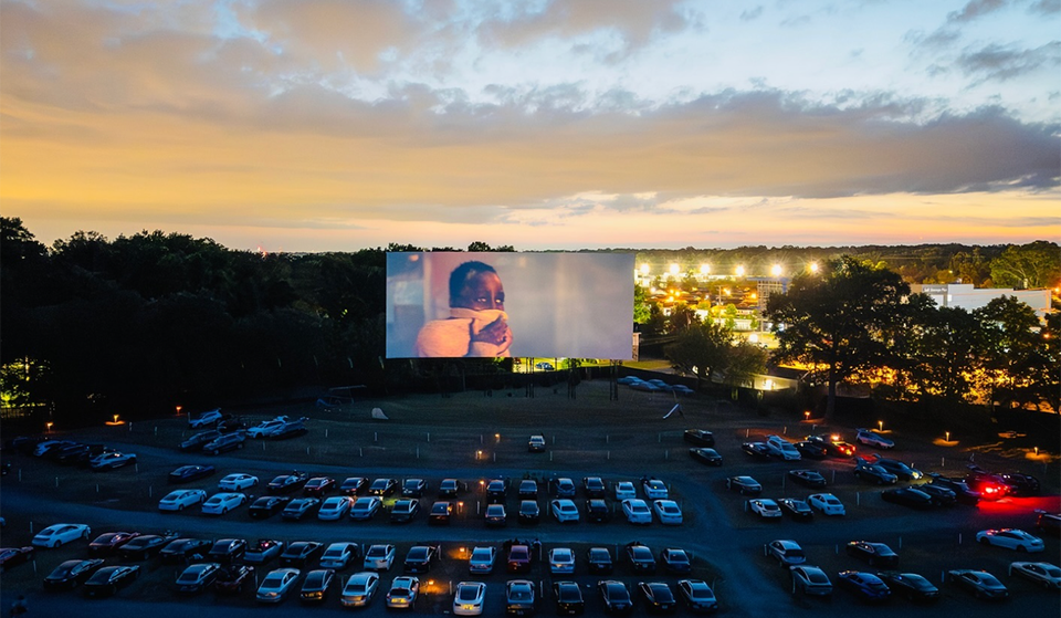 This Retro Drive-In Theater In The DMV Has The Biggest Movie Screen In The Nation