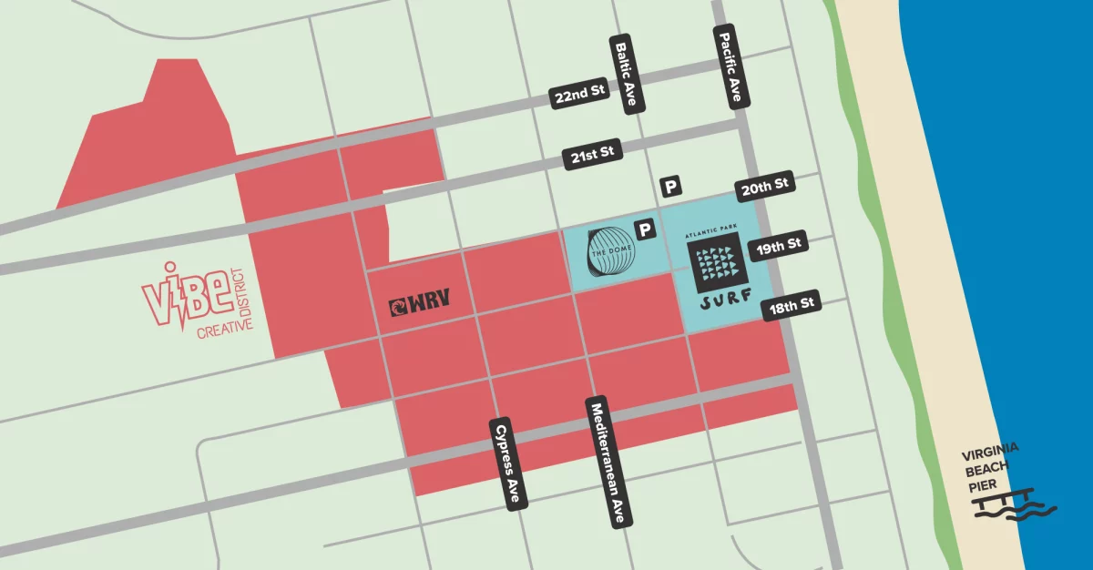 map of Atlantic Surf Park