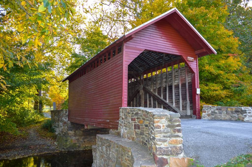Utica Covered Bridge in Thurmont Maryland