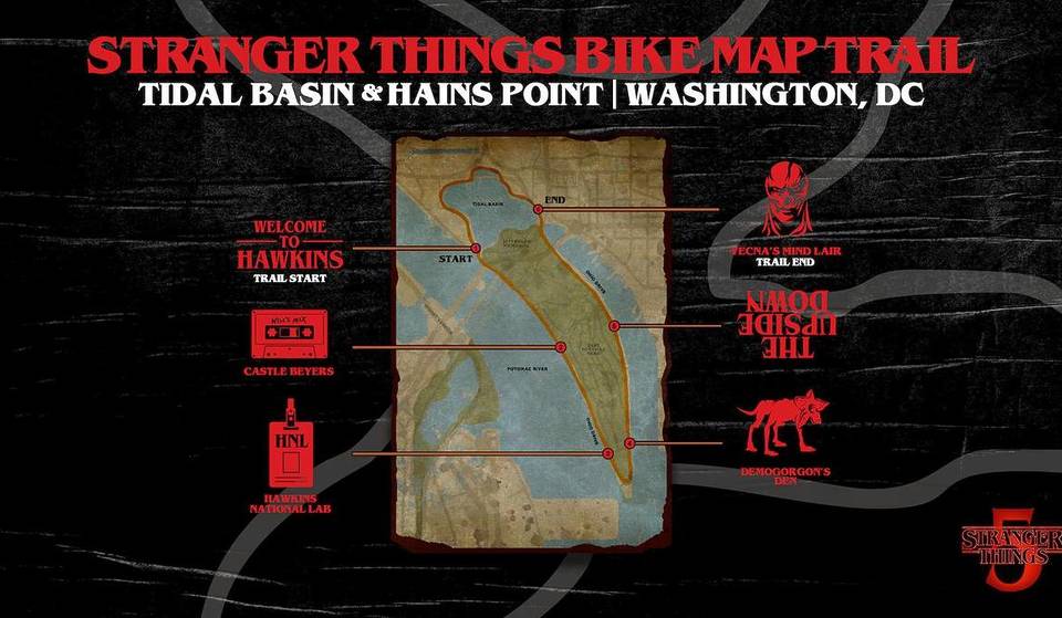 Stranger Things 5 Is Nearly Upon Us And You Can Go On A Self-Guided Bike Ride In DC To Celebrate