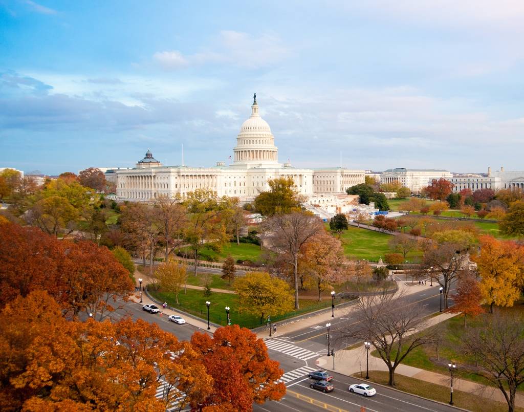 U.S. Capitol in Autumn