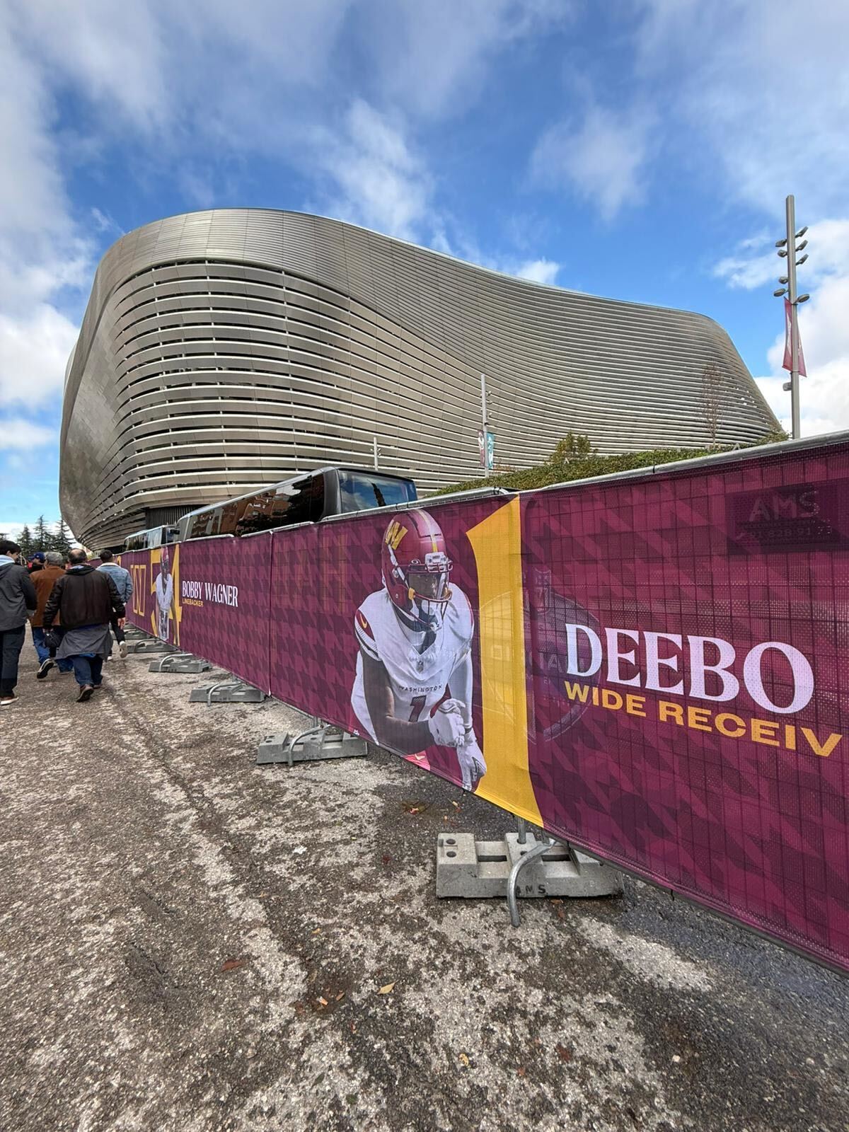 washington commanders and miami dolphins at the Santiago Bernabéu Stadium