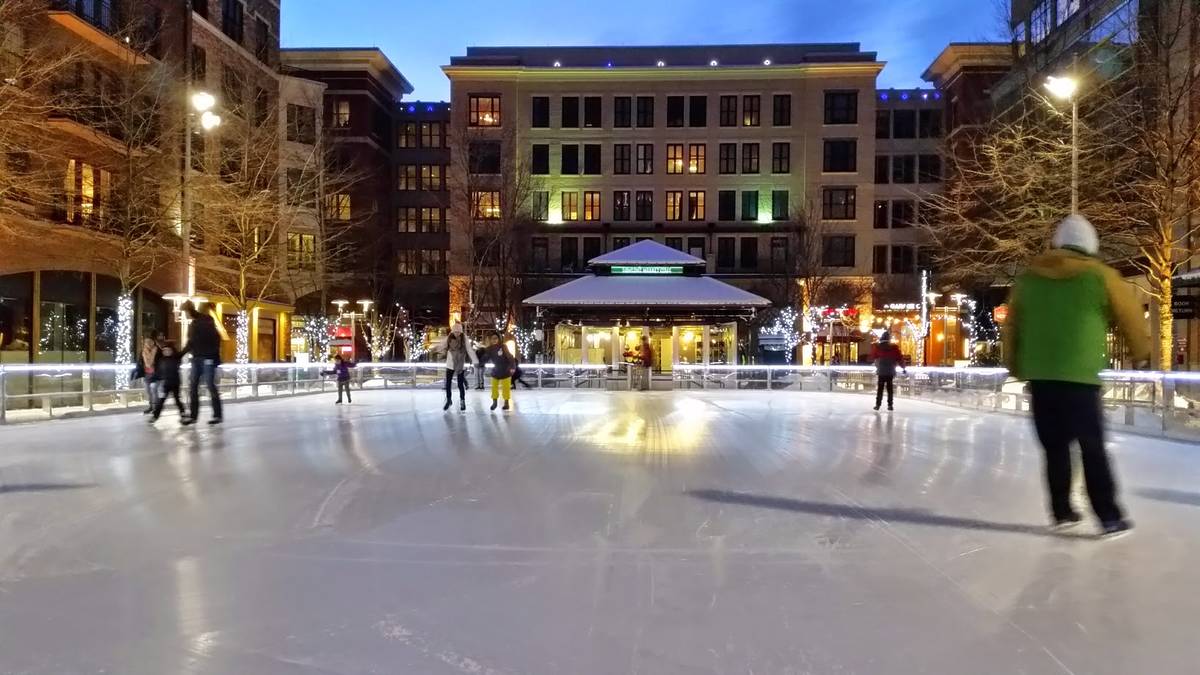 Rockville Town Square Outdoor Ice Skating
