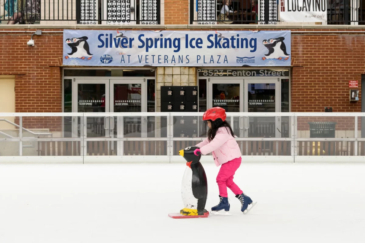 Silver Spring Outdoor Ice Skating Rink