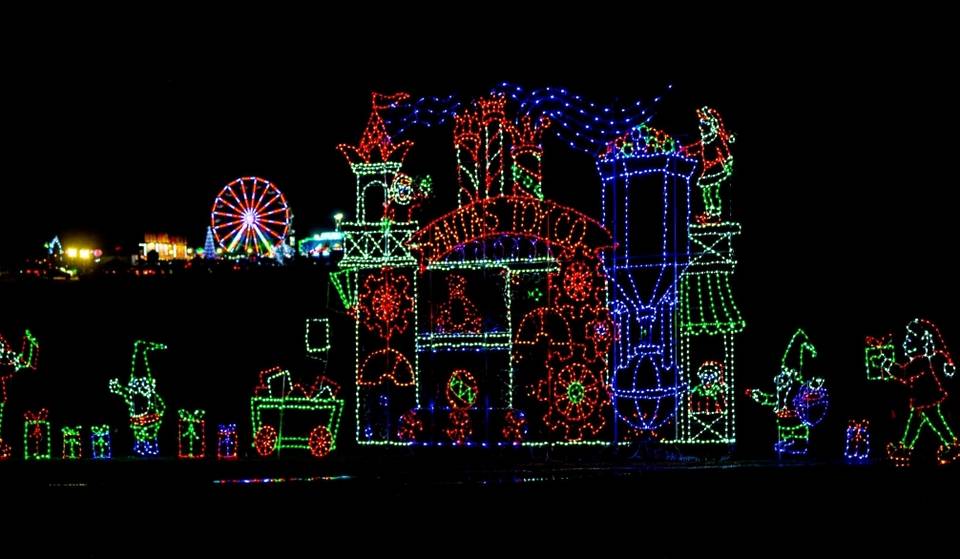 This Festival Of Lights Only 45 Minutes Away From The District Features Miles Of Festive Displays – Plus A Christmas Village Complete With A Petting Zoo, Camel Rides, & Carnival