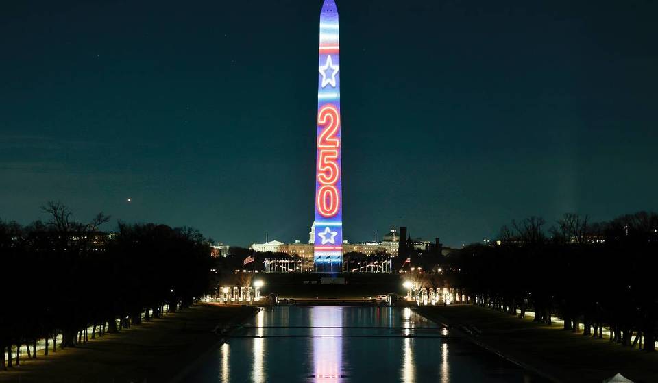 The Washington Monument Glows As The ‘World’s Tallest Birthday Candle’ To Kick Off America’s 250th Anniversary
