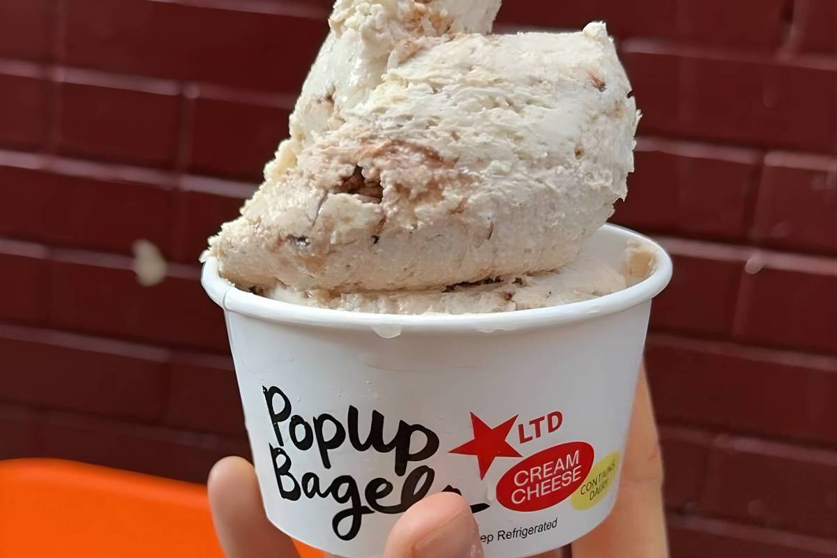 PopUp Bagels cream cheese schmear