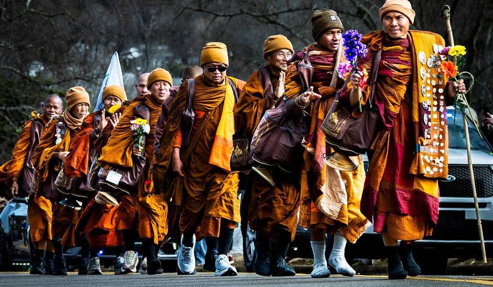 D.C. Road Closures + Planned Stops For The Buddhist Monks That Are Arriving In Washington, D.C. On Tuesday