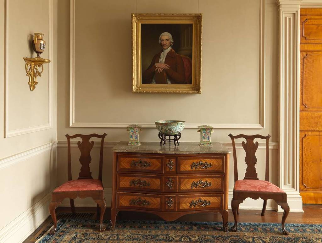 A portrait of Charles Thomson in Tudor Place, D.C.