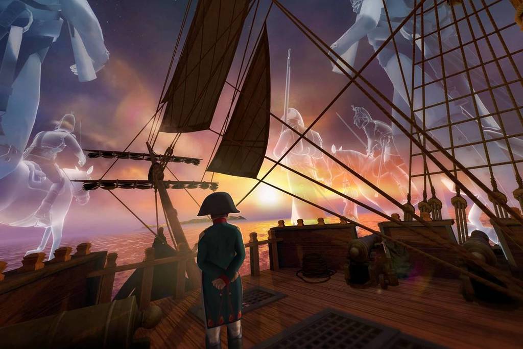 ship rendering from the Napoleon Immersive Experience