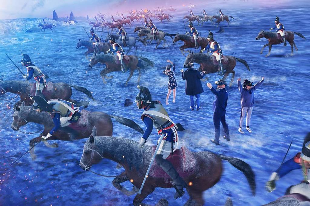 battlefield rendering from the Napoleon Immersive Experience